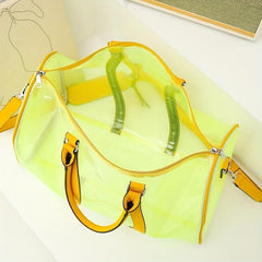 Transparent Mesh Sports Gym Bag Waterproof Travel Duffle Bag