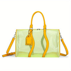 Transparent Mesh Sports Gym Bag Waterproof Travel Duffle Bag