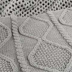 Large Capacity Hollow Knit Tote Bag Lightweight Should Bag Casual Commuter Bag