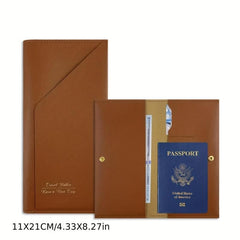 Passport Holder Travel Document Bag Card Ticket Holder