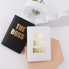 Couple Travel Passport Clip Gift for Valentines - 2 Piece Set