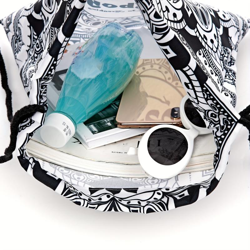 Halloween Pattern Storage Backpack Drawstring Sports Gym Bag