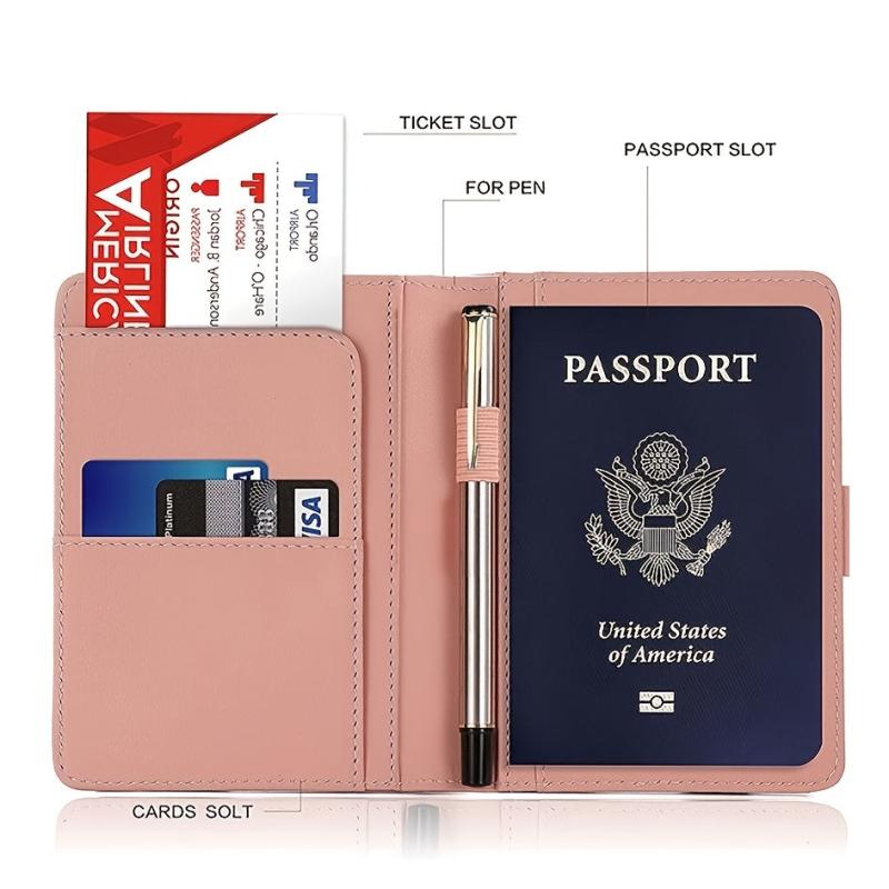 Waterproof Rfid Blocking Passport Holder Travel Wallet Case