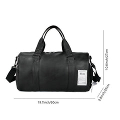 Waterproof Gym Bag Sports Duffel Bag With Shoe Compartment Fitness Bag