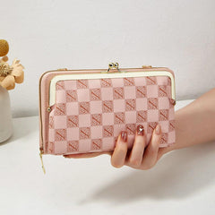 Vintage Pattern Clutch Wallet Classic Women's Purse