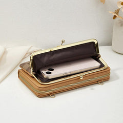 Vintage Pattern Clutch Wallet Classic Women's Purse