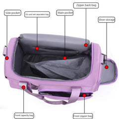Large Capacity Waterproof Duffle Bag for Travel Gym Fitness Weekender