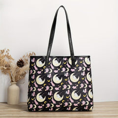 Cartoon Print Shoulder Bag for School & Work