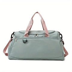 Colorblock Large Capacity Sports Handbag Lightweight Travel Luggage Bag