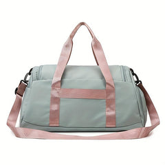 Colorblock Large Capacity Sports Handbag Lightweight Travel Luggage Bag