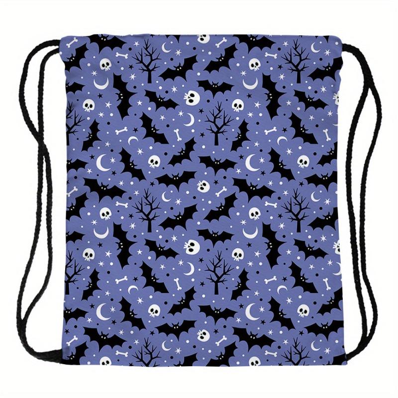 Halloween Pattern Drawstring Bag Lightweight Daypack