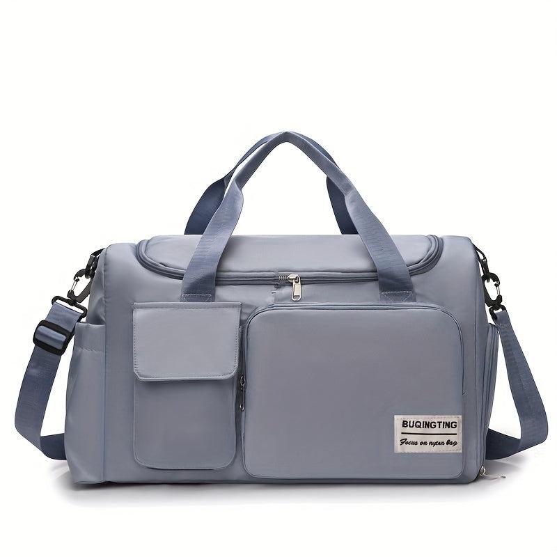 Large Capacity Carry On Duffle Bag Nylon Lightweight Luggage Bag