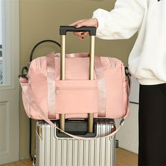 Large Capacity Carry On Duffle Bag Nylon Lightweight Luggage Bag