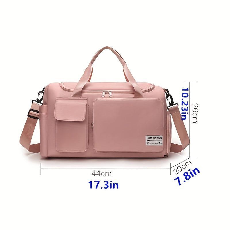 Large Capacity Carry On Duffle Bag Nylon Lightweight Luggage Bag