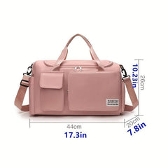Large Capacity Carry On Duffle Bag Nylon Lightweight Luggage Bag
