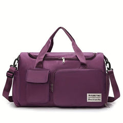 Large Capacity Carry On Duffle Bag Nylon Lightweight Luggage Bag