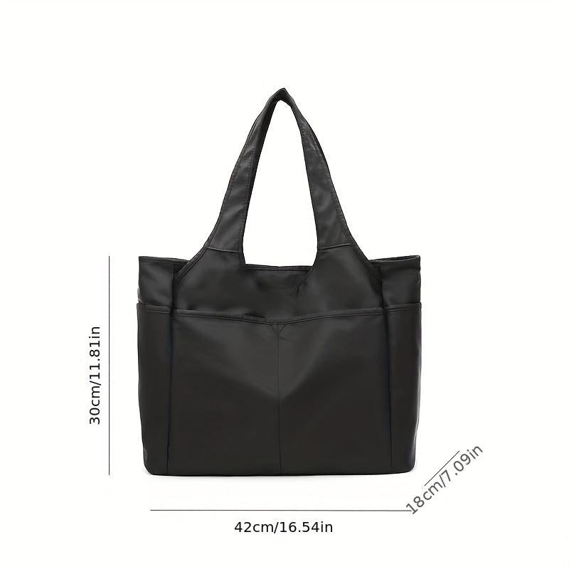 Large Capacity Nylon Tote Bag for Travel and Fitness
