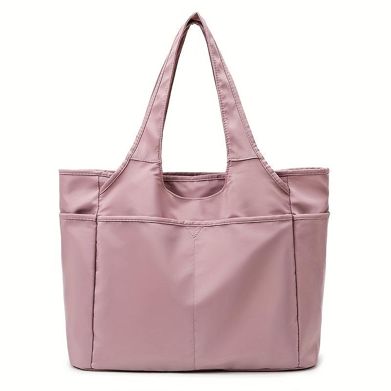 Large Capacity Nylon Tote Bag for Travel and Fitness