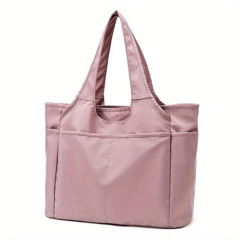 Large Capacity Nylon Tote Bag for Travel and Fitness