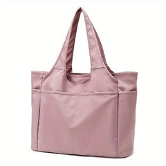 Large Capacity Nylon Tote Bag for Travel and Fitness