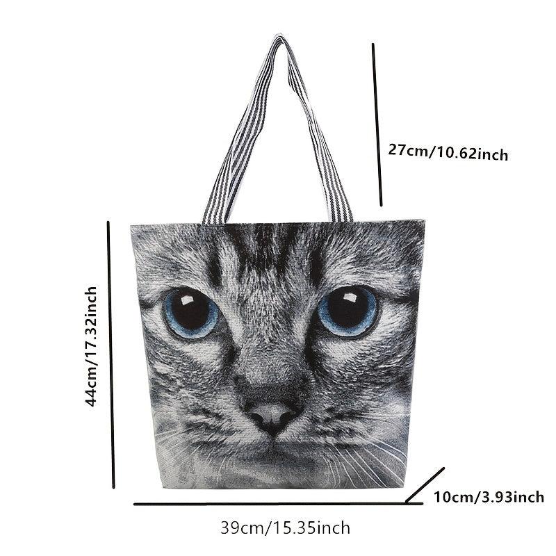 Large Capacity Canvas Handbag Ethnic Style Shoulder Bag