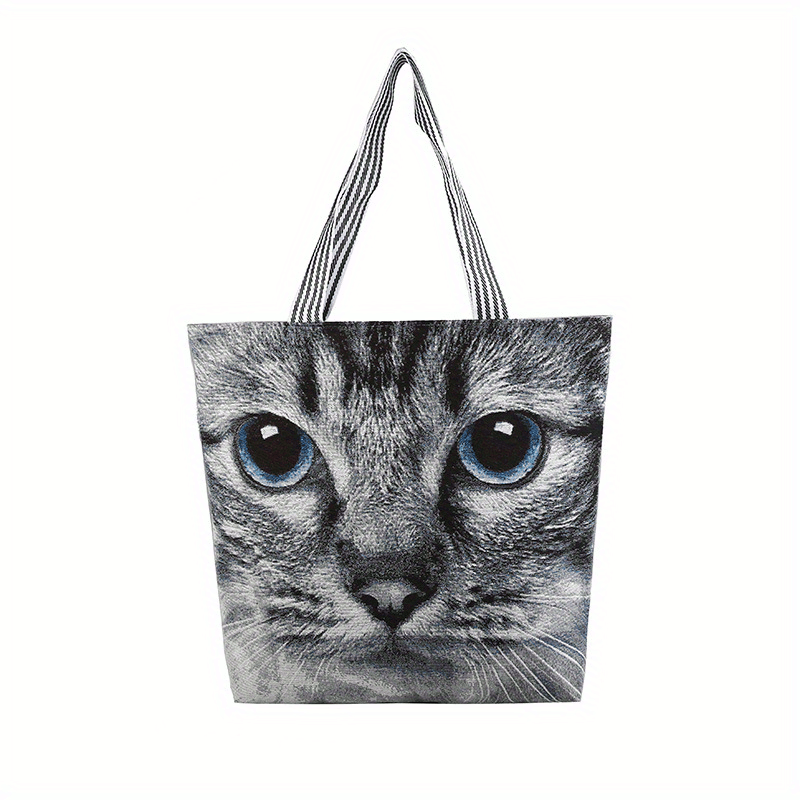 Large Capacity Canvas Handbag Ethnic Style Shoulder Bag