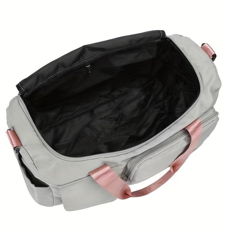 Colorblock Sports Bag Lightweight Travel Luggage Gym Bag