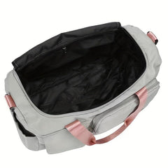 Colorblock Sports Bag Lightweight Travel Luggage Gym Bag