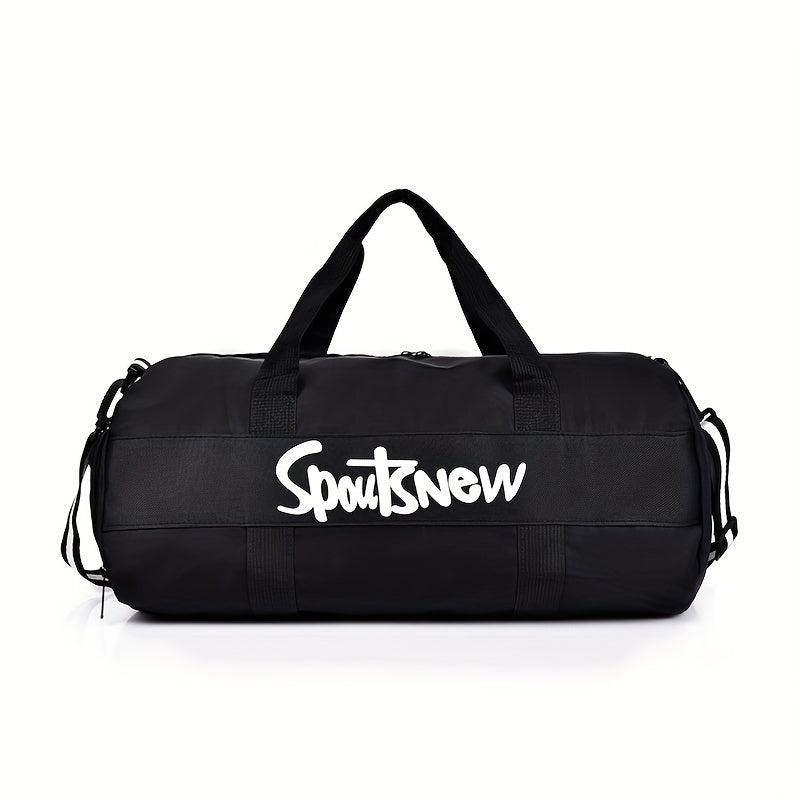 Letter Pattern Fitness Bag Large Capacity Sports Handbag