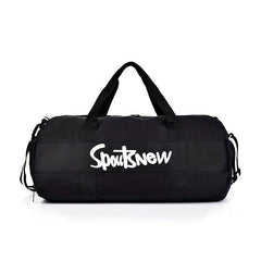 Letter Pattern Fitness Bag Large Capacity Sports Handbag