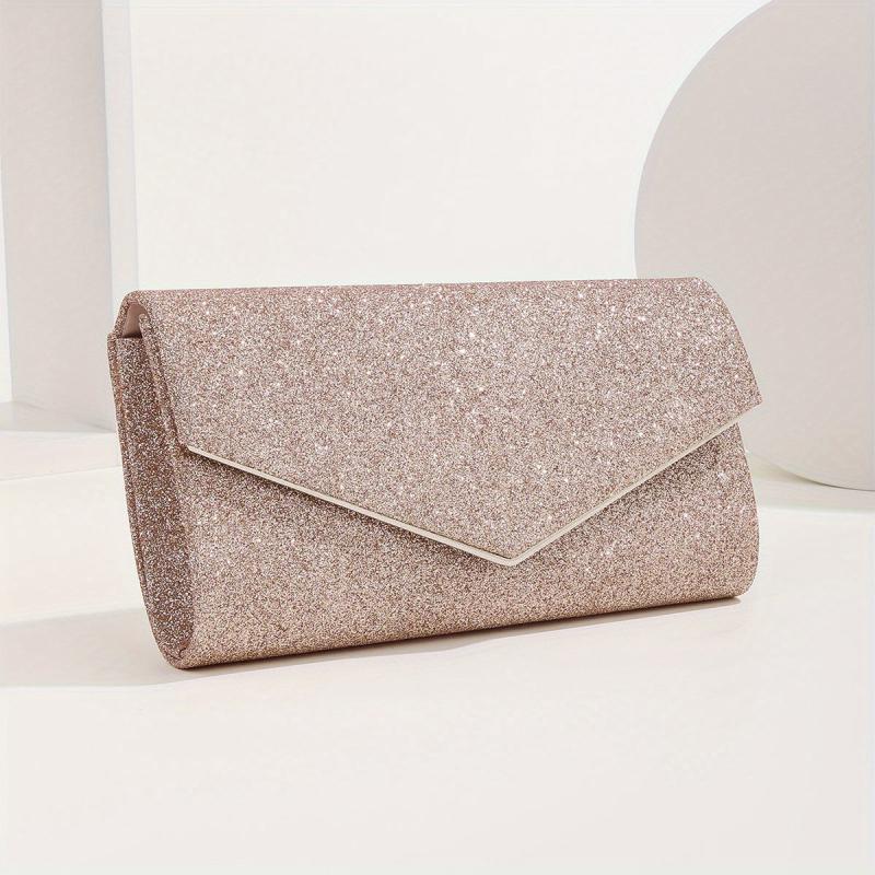 Glitter Envelope Clutch Purse for Wedding Party Prom