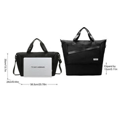 Foldable Duffle Bag Sports Fitness Gym Bag Weekender Overnight Bag
