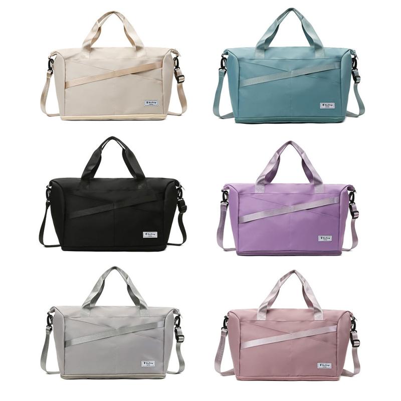 Foldable Duffle Bag Sports Fitness Gym Bag Weekender Overnight Bag
