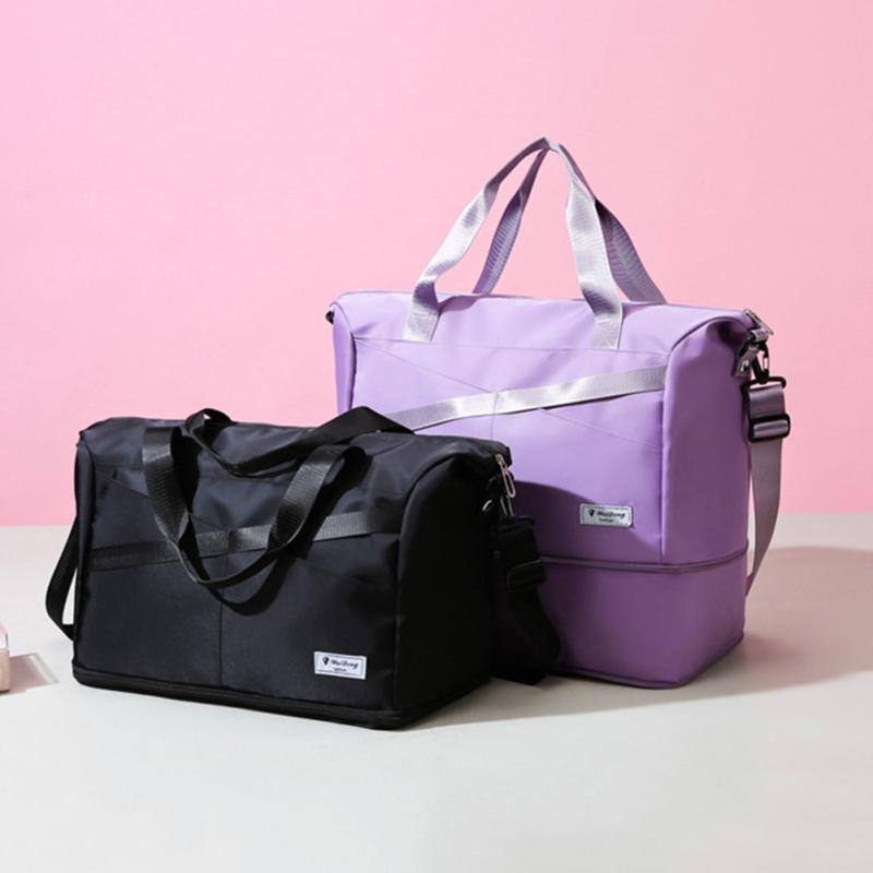 Foldable Duffle Bag Sports Fitness Gym Bag Weekender Overnight Bag