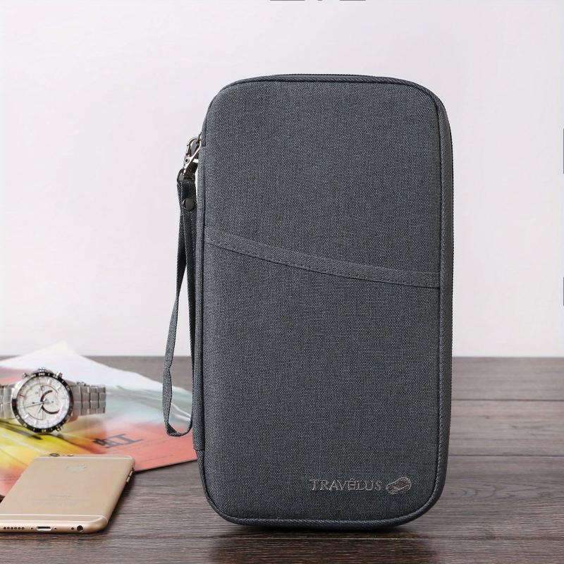 Portable Travel Passport Bag Large Capacity Document Storage Bag