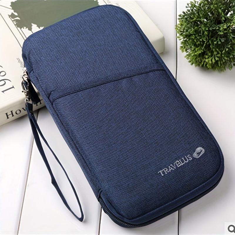 Portable Travel Passport Bag Large Capacity Document Storage Bag