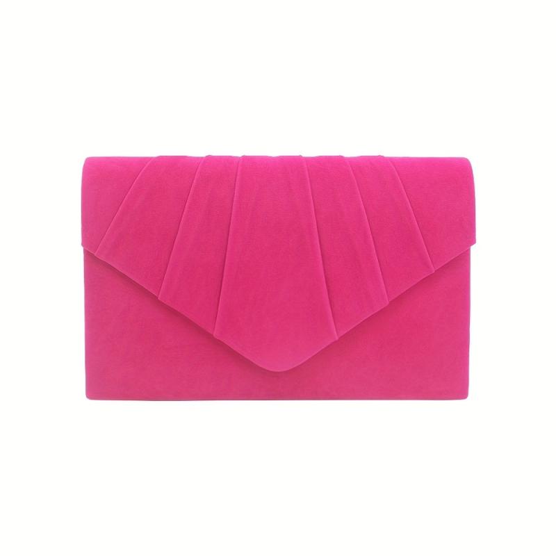 Ruched Clutch Wallet Evening Bag Lightweight Banquet Bag