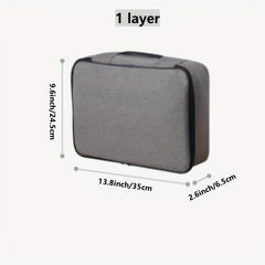 Large Capacity Document File Storage Bag with Passport Lock