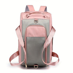 Colorblock Sports Bag Lightweight Multifunctional Duffle Bag