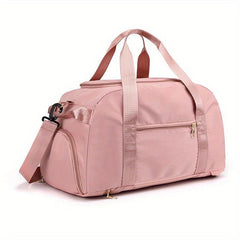 Colorblock Sports Bag Lightweight Multifunctional Duffle Bag
