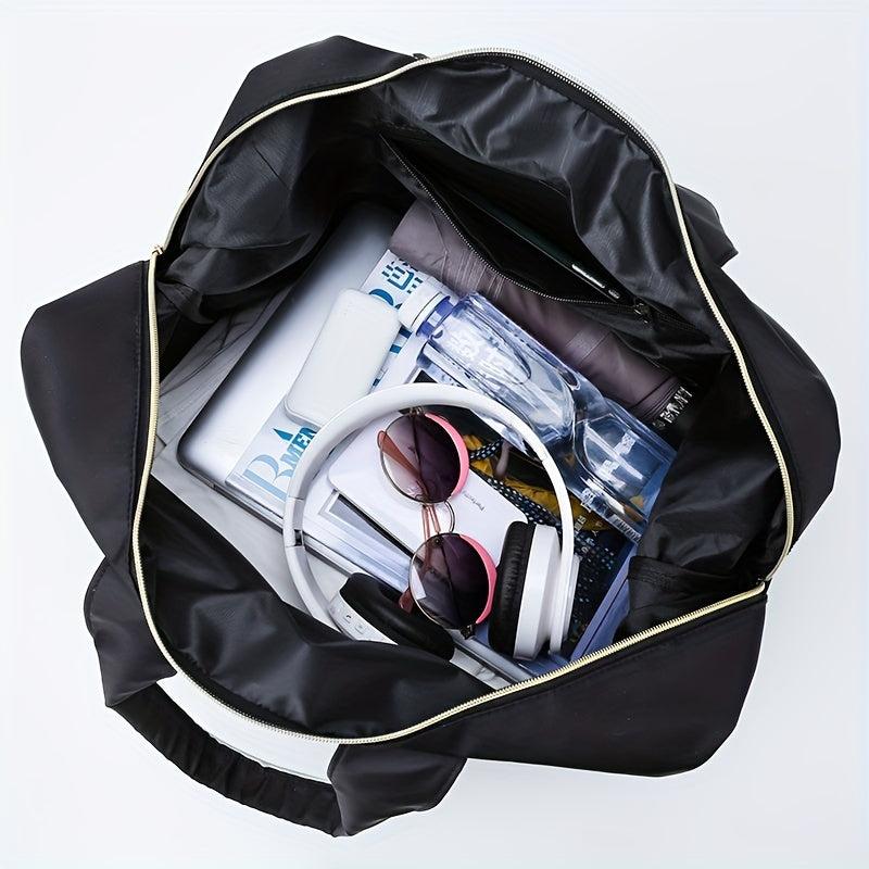 Legs Print Large Capacity Weekender Tote Bag Nylon Waterproof Luggage Bag