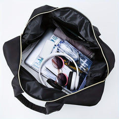 Legs Print Large Capacity Weekender Tote Bag Nylon Waterproof Luggage Bag