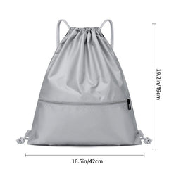 Minimalist Drawstring Backpack Lightweight Bag
