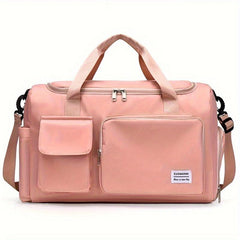Large Storage Sports Bag Zipper Portable Luggage Handbag Duffle Bag