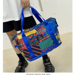 Large Capacity Tote Storage Pouch Dacron Lightweight Luggage Bag