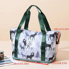 Large Capacity Tote Storage Pouch Dacron Lightweight Luggage Bag