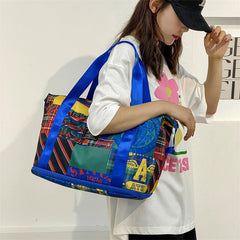 Large Capacity Tote Storage Pouch Dacron Lightweight Luggage Bag