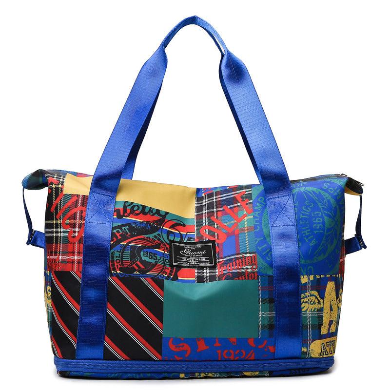 Large Capacity Tote Storage Pouch Dacron Lightweight Luggage Bag