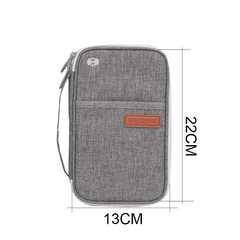 Waterproof Document Bag RFID Blocking Passport Holder Ticket Holder