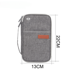 Waterproof Document Bag RFID Blocking Passport Holder Ticket Holder